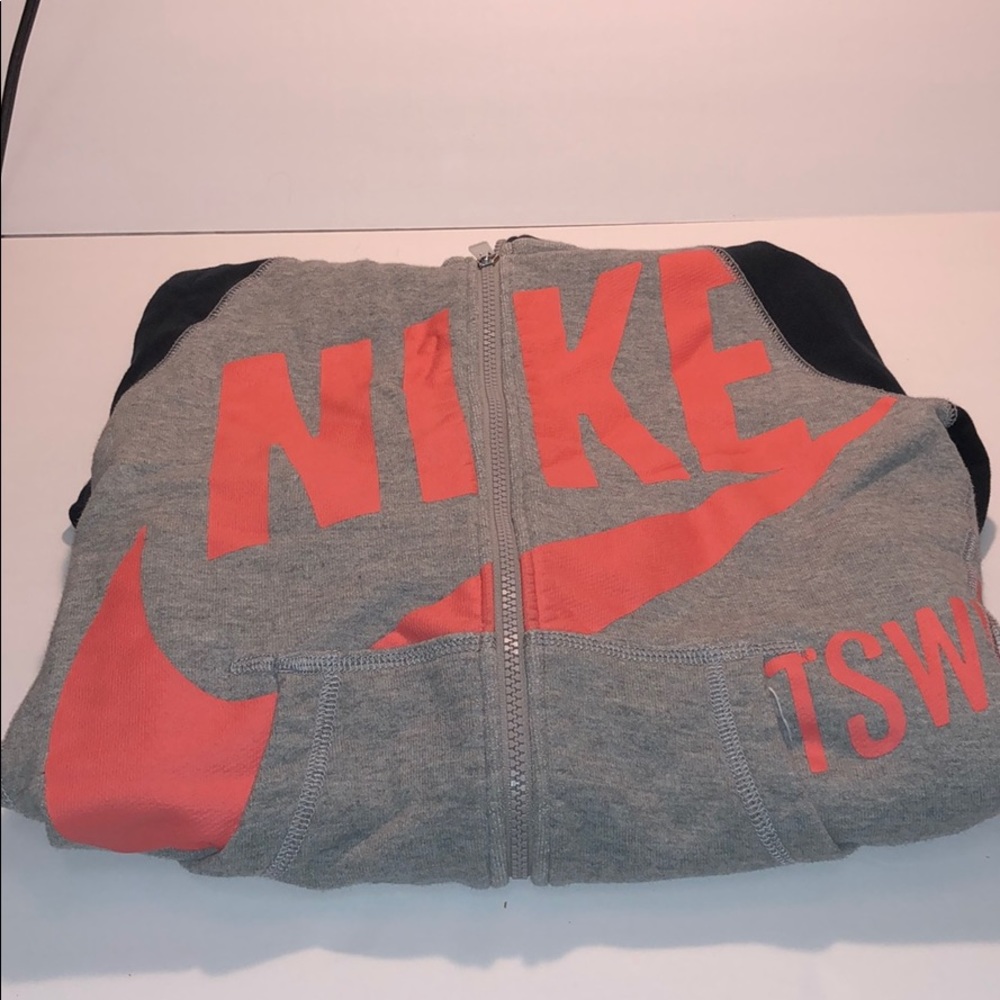 Nike hooded Zip up sweat shirt